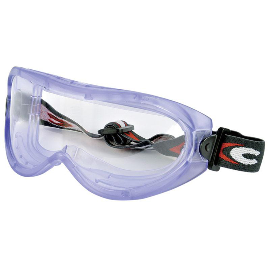 Schutzbrille zur Arbeitssicherheit mit elastischem Band von Cofra
